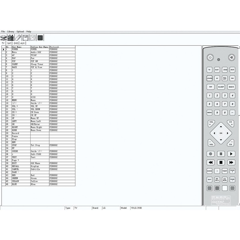 auvisio Learning Remote Control: USB Programmable 4-in-1 Universal Remote Control
