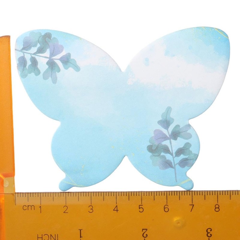 Risedot 240 Sheets Colorful Butterfly Shaped Sticky Notes Set, Cute