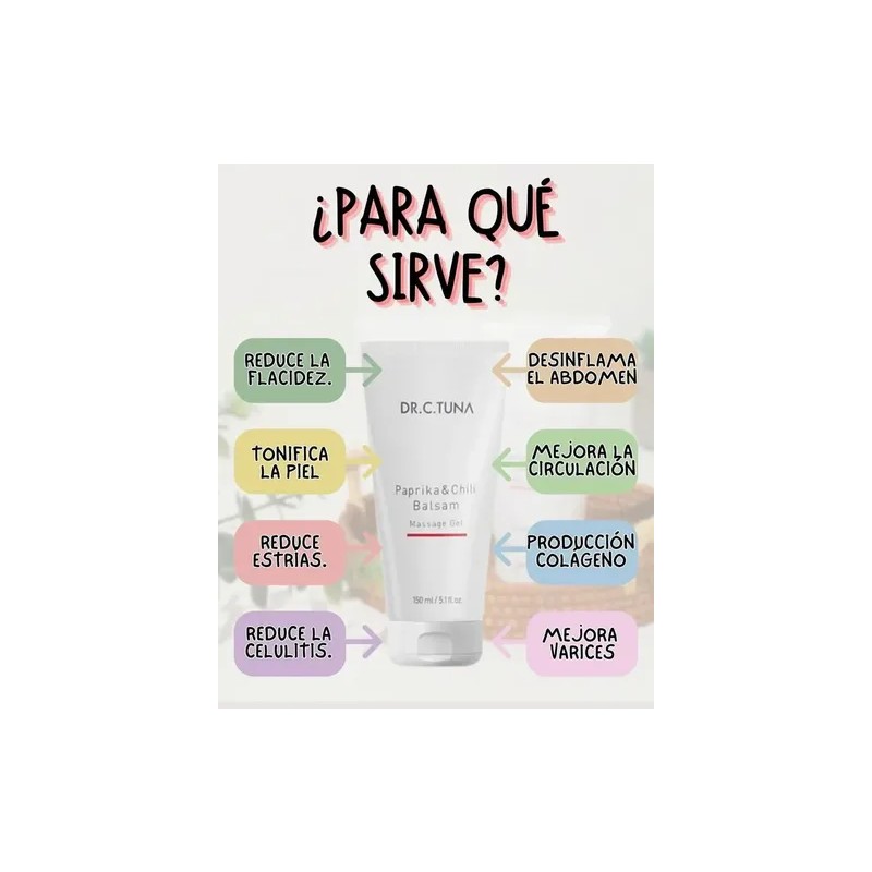 Gel Masaje Paprika & Chile Flacidez Y Celulitis 2pz Farmasi