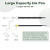 M&G Gel Pen Medium Point 0.5mm, 12 Pcs Smooth Black