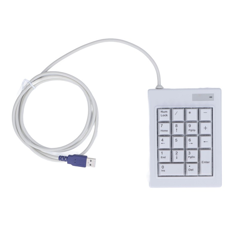 Mechanical Numpad 18 Keys Linear Action Switch USB Port Splashproof
