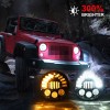 CHUSYYRAY Upgrade DOT Approved LED Headlights Turn for Mack CV713