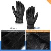 YELLOW-PRICE Leather Gloves for Men,Touchscree