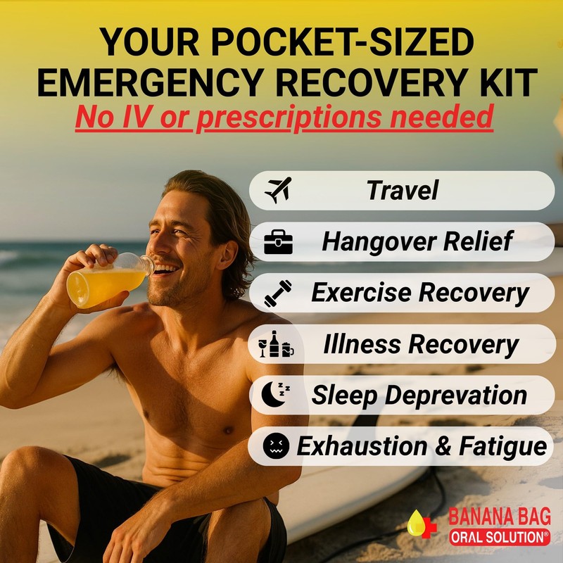 Banana Bag Oral Solution Recovery Packets – Sweet Orange 15pk
