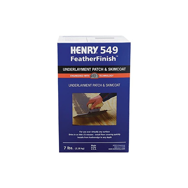 Henry, WW Company 12163 549 Feather Finish Coat, 7 lb