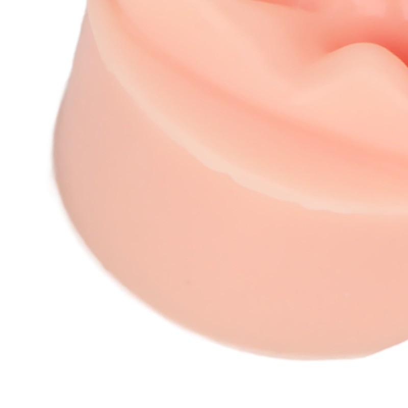 1 Pair Piercing Practice Ear Model Novice Soft Silicone Flexible