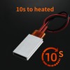 PTC Thermostat Heater Plate, Aluminum Shell Ceramic Heating Plate, AC/DC