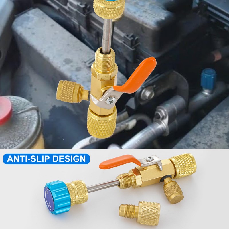 Valve Core Remover Installer Tool and HVAC Service Set, 3