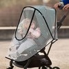 ZITUZY Rain Cover for Prams, Rain Cover Buggy, Pushchair with