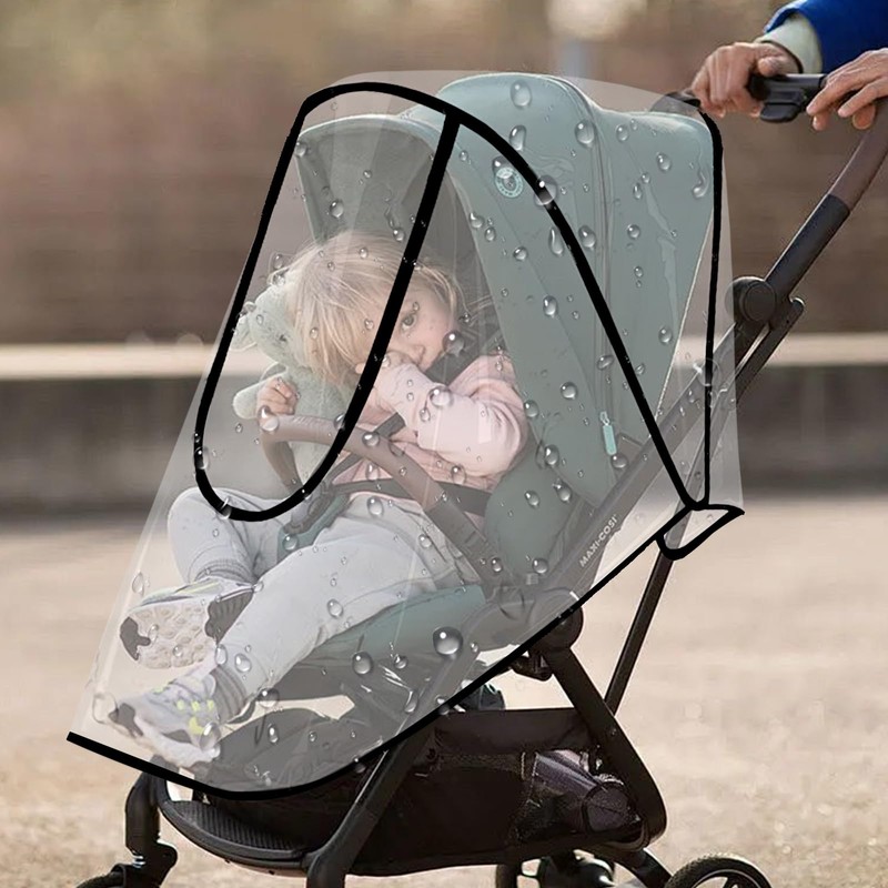 ZITUZY Rain Cover for Prams, Rain Cover Buggy, Pushchair with