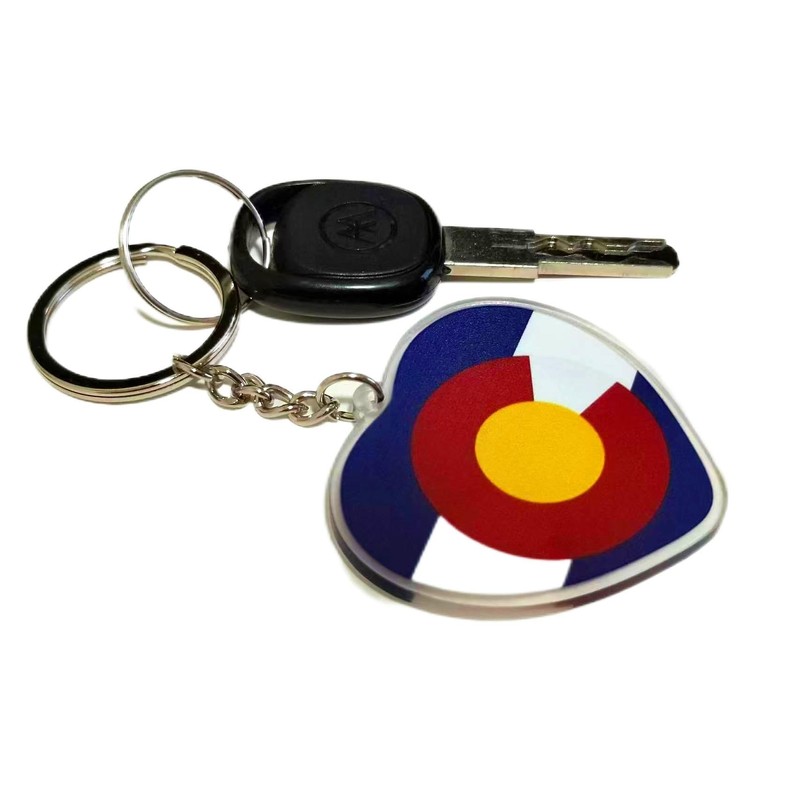 JAVD Colorado Flag Keychain - 2 Pack