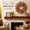 24" Fall Wreaths for Front Door, Fall Wreaths with Eucalyptus