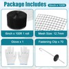 LOMGDOVC Solar Panel Bird Mesh Kit 6in x 100ft PVC
