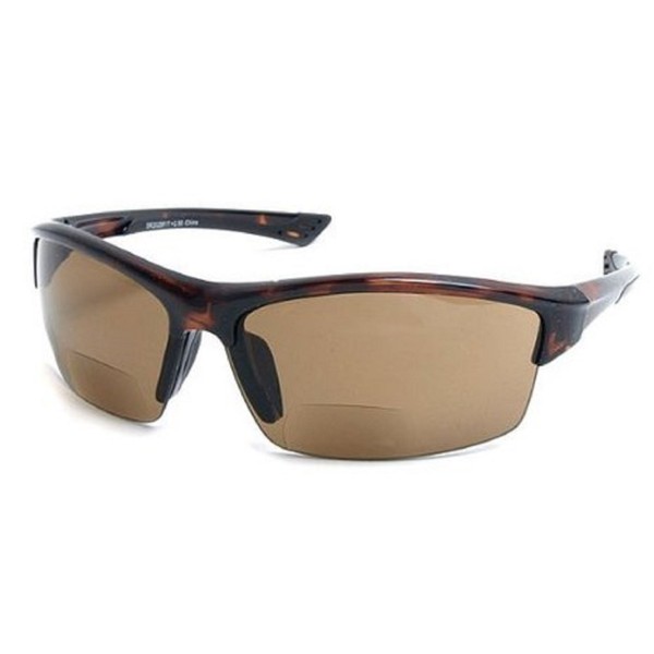 Cougar FS2 Sport Wrap Bifocal Safety Reading Glasses (Brown Tortoise +2.50)
