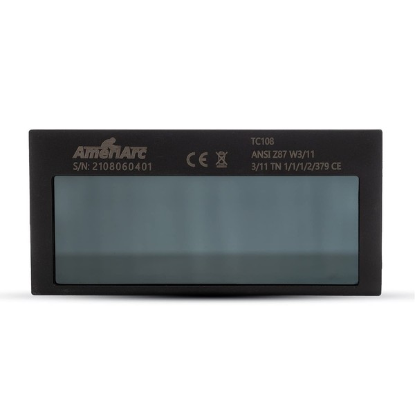 AmeriArc Auto-Darkening Welding Filter For Mask 2x4 - Shade 10, Filtering Lens Fits Most Helmets and Pipeliner Hood