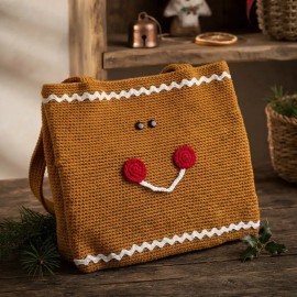 Bolsa Navideña Crochet Tejida A Mano Artesanal Modelos Cool