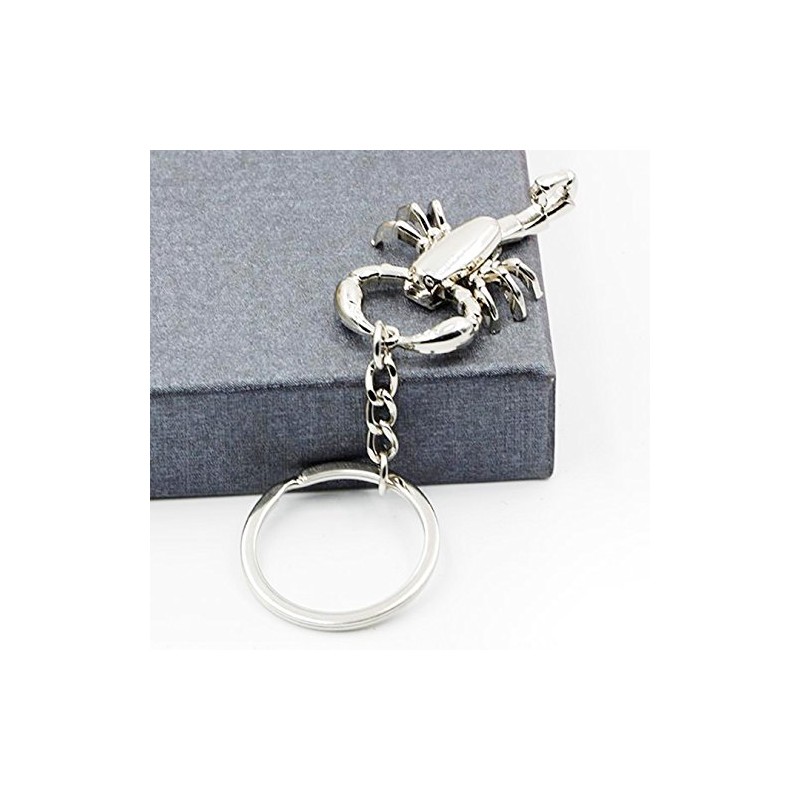 UOOOM 3D Metal Scorpion Keyring, silver