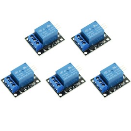 DollaTek 5pcs KY-019 5V One Channel Relay Module Board Shield for PIC AVR DSP ARM for Arduino Relay