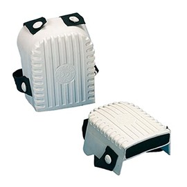 Karl Dahm Box Shape Knee Pads White 1 Pair I Soft and Durable Knee Pads to Relieve Knee I Ideal for Tilers - 10194
