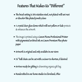 the fun things Humorous Black Cat Necklace Vincent Van Gogh Portrait of Père Tanguy Painting