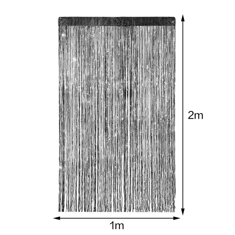 Thboxes String Door Curtains, Backdrop Curtain, Glitter Fly Screens for