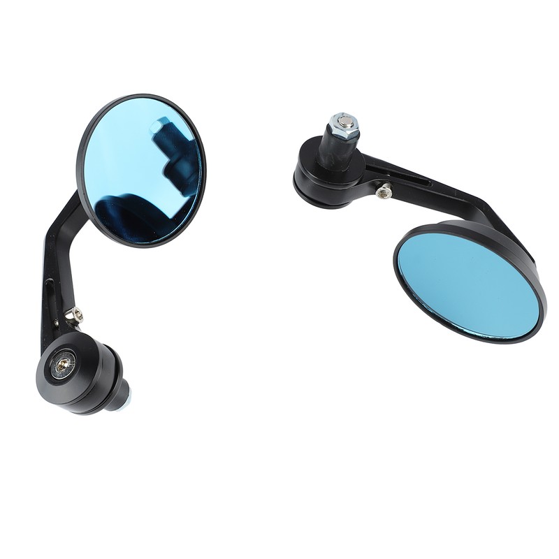 Pair of Motorcycle Rearview Mirror Wide View Aluminum Alloy Universal