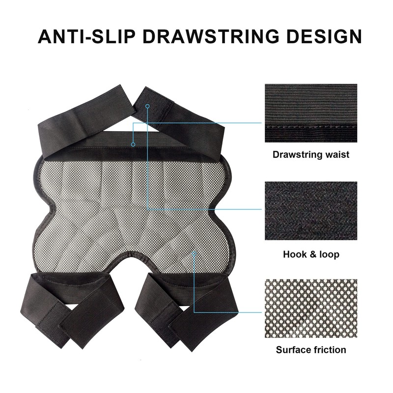 Life Bravo Butt Pads for Skating, 25 mm Thick Bum