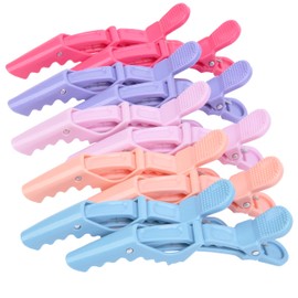 HH&LL Hair Clips for Women 10 Pack Wide Teeth & Double-Hinged Design Alligator Styling Sectioning Clips of Professional Hair Salon Quality