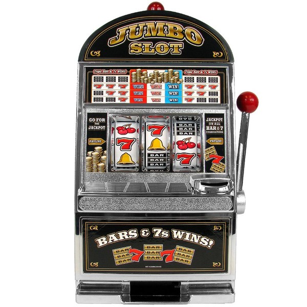 Trademark Poker Jumbo Slot Machine Bank - Replication