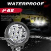 OFFROADTOWN 3.5Inch 80W Round LED Lights 2PCS Offroad Driving Lights