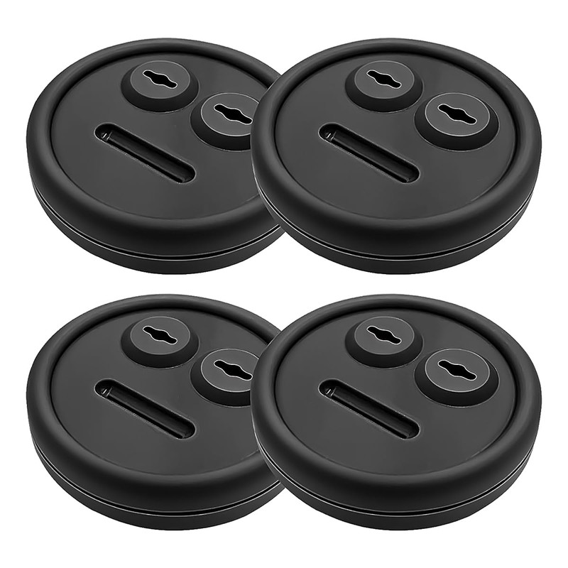 Tiardey 4PCS Thermometer and Probe Grommet for BBQ Grill Compatible