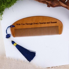 I Love You Gift for Wife Romantic Anniversary Wedding Wooden Massage Comb Gifts for Wife Wifey Memorable Birthday Gift for Girlfriend Keepsake Christmas Gifts