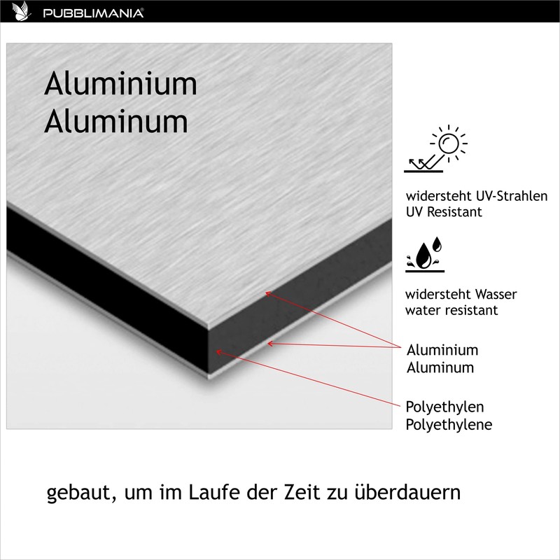 Sign Door Please Always Keep Closed Aluminium Composite Panel 3