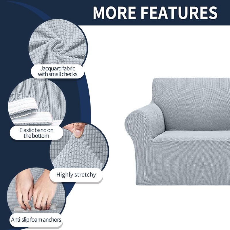 Cupuamon 2026 New Stretch Sofa Slipcovers Couch Cover for 3