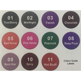 Saffron - Zombie Nights Matte Velvet Lipstick (01 True Ebony)