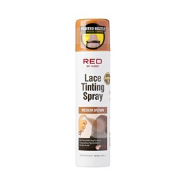 RED By Kiss Lace Tinting Spray, Quick Dry & Skin Tone Matching for Lace Wig, Transfer-proof, No Smudging, Long Lasting, Precision Control with Pointed Nozzle, Peach Scent
