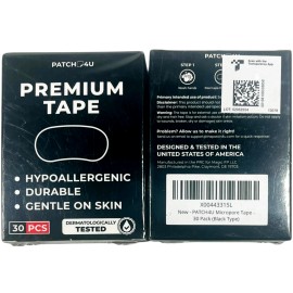 PATCH4U PATCH 4U Micropore Tape - Secures Dressings In Place - 2 PACK - 30 Pieces Each