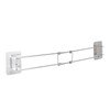 195‑345mm RV Shower Corner Storage Bar Stainless Steel Adjustable Bathroom