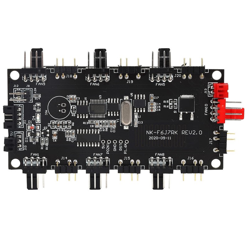 Heayzoki LED Light Controller PCB Power Supply Fan Hub 4/3