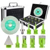 FACHLICH Tile Hole Saw Kit Diamond - (6/6/8/10/20/25/35mm Drill Bits+Chamfer