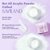 SAVILAND Acrylic Nail Kit with Drill: Professional 0.5Oz Clear/White/Pink Acrylic