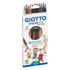 Giotto 2574 00 Stilnovo Skin Tones, colored pencil, set of 12 pencils
