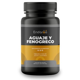 ENDAROO Aguaje Y Fenogreco 100 Capsulas | Suplemento Alimenticio | 500mg por Capsula | Ingredientes Naturales