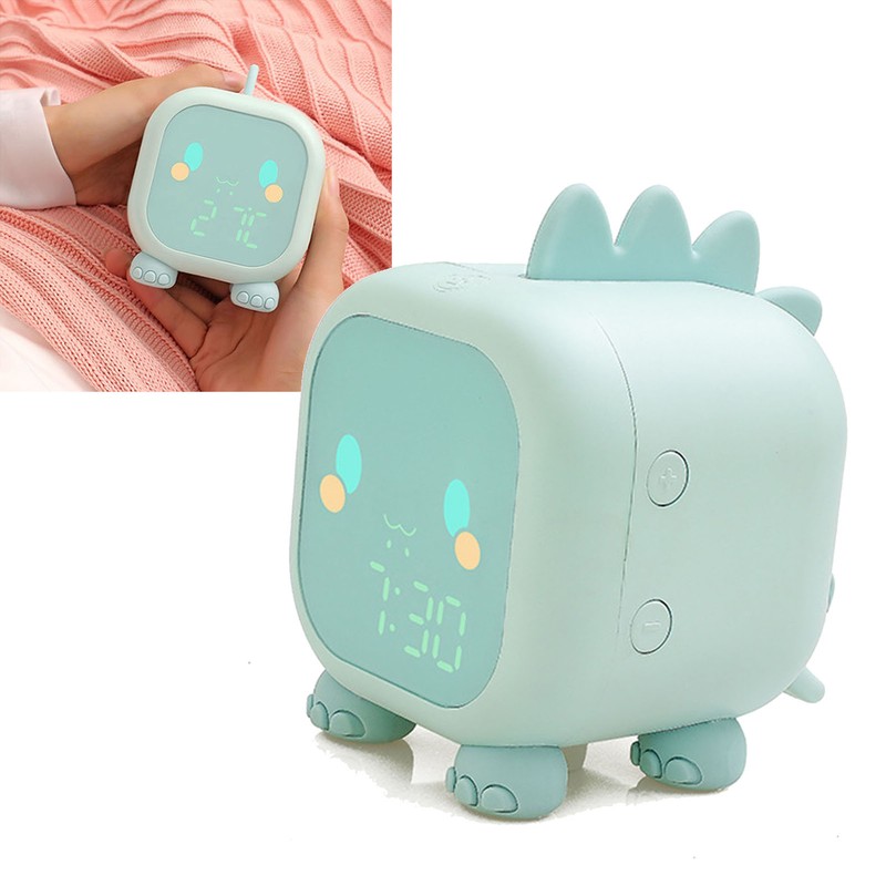 Digital Clock Intelligent Cute Fun Dragon LED Silicone Cartoon Bedside