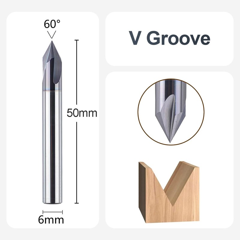 SpeTool V Groove Router Bits Chamfer Router Bit CNC V