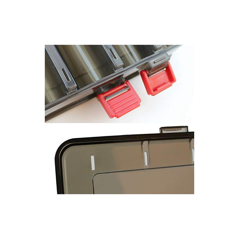 OriGlam Fishing Lure Tackle Box, Fishing Tackle Storage Trays, Double