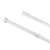 Kyuionty 4 Pcs Spring Tension Curtain Rods, 9.8 To 15.7