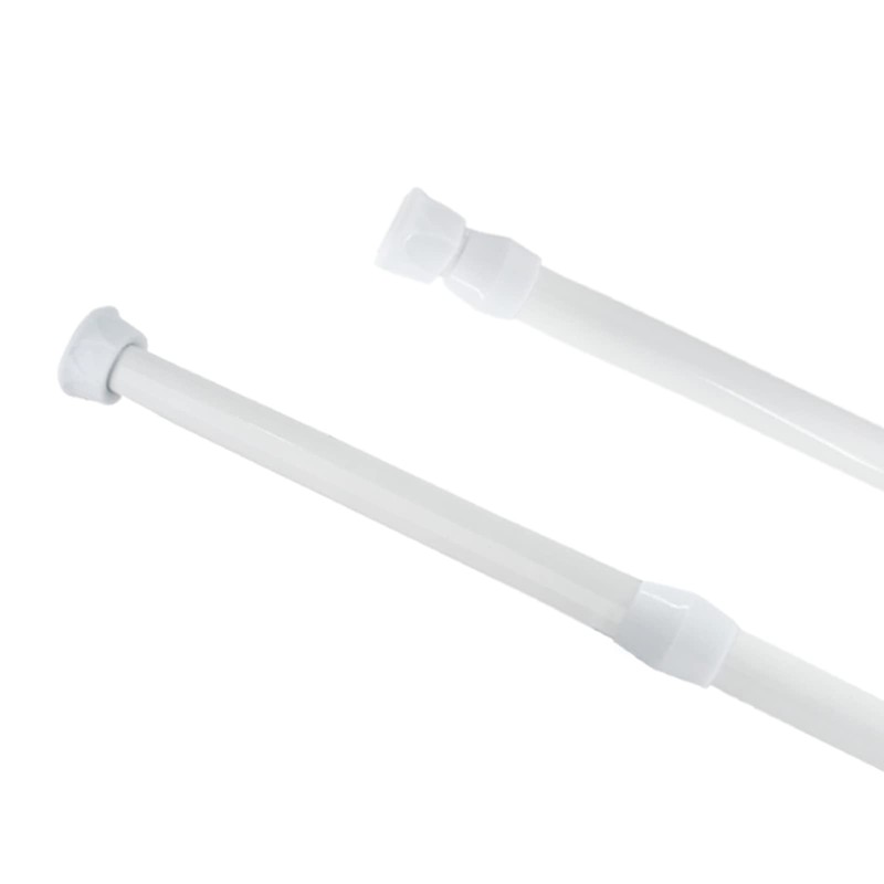 Kyuionty 4 Pcs Spring Tension Curtain Rods, 9.8 To 15.7