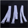 3 Pairs Bra Straps Elastic Adjustable Removable Multi-Size, White