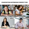 Rosmonde Composition Notebook Wide Ruled 5 Pack, 200 Pages (100